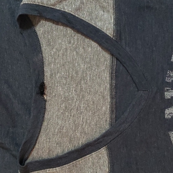 Denver Broncos. Two Tone, Long Sleeved, V-neckline Top.  **Size L - Picture 2 of 7